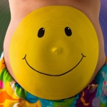 Belly Art - Happy Face