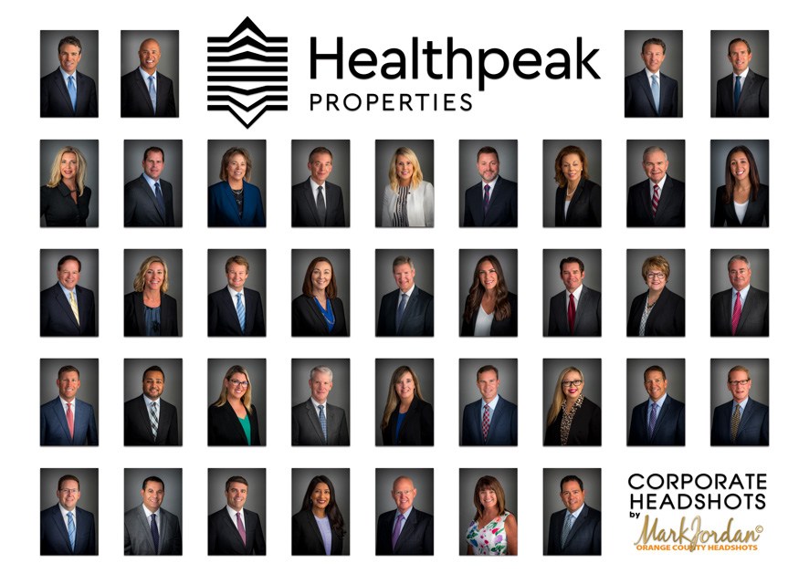 Headshot Portfolio | Healthpeak Properties | Orange-County-Headshots | Corporate Headshots On-Location