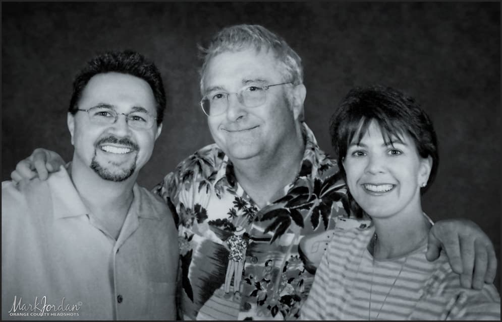 Mark & Kari with Randy Newman | Orange County Headshots