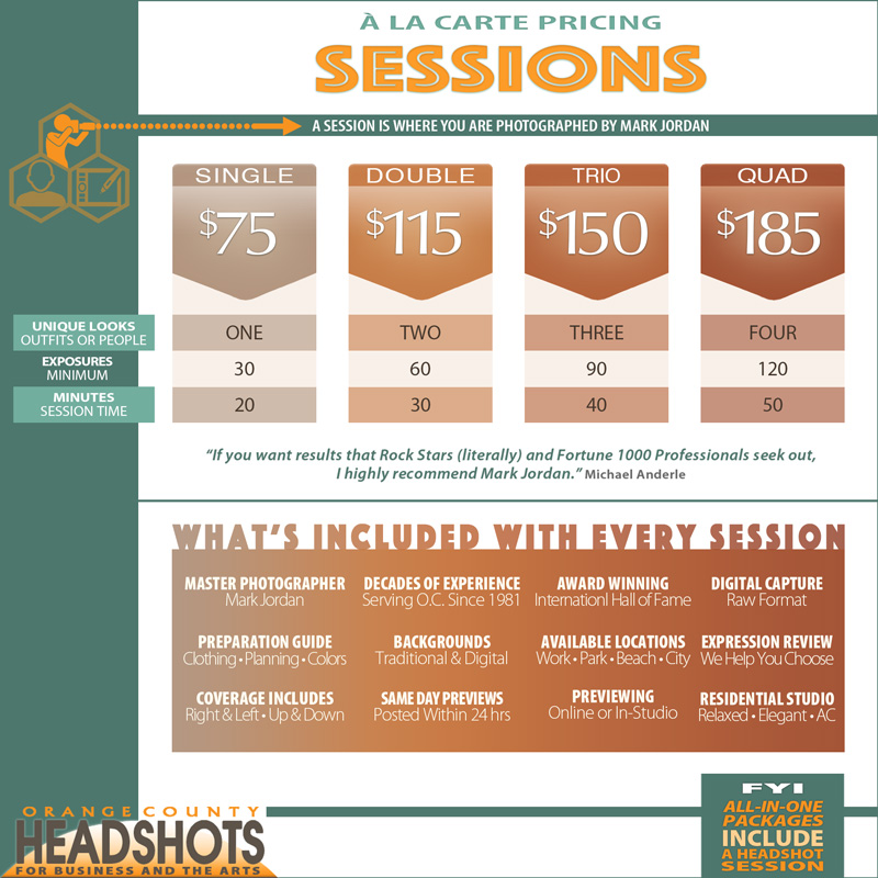 Headshot Sessions | Orange County Headshots by Mark Jordan
